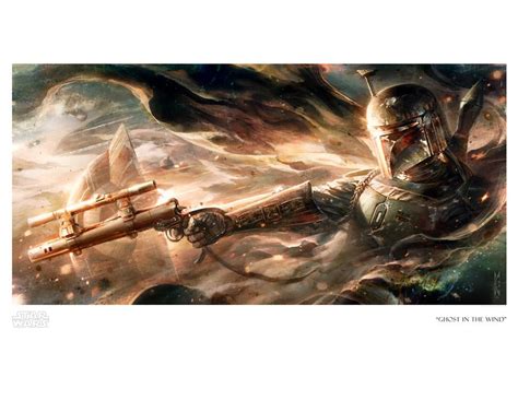 Raymond Swanland Limited Edition Star Wars Giclee Ghost In The Wind