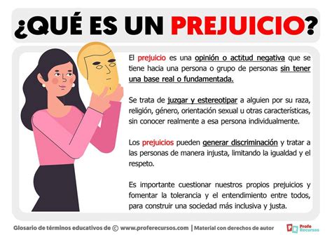 Qué es el prejuicio