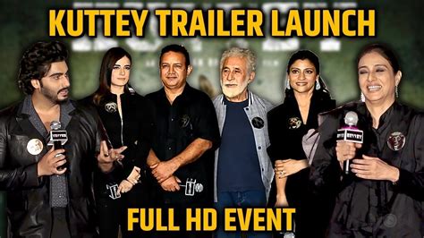 Kuttey Movie Trailer Launch Event Arjun Kapoor Tabu Radhika Madan