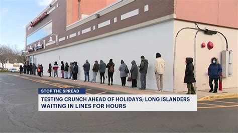 Long Islanders wait for hours to test for COVID-19 ahead of Christmas