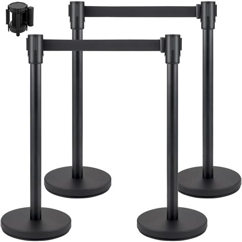 Vevor Crowd Control Stanchion Set Of 4 Pieces Stanchion Set Stanchion