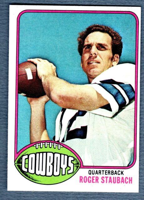 Topps Roger Staubach For Sale Online Ebay