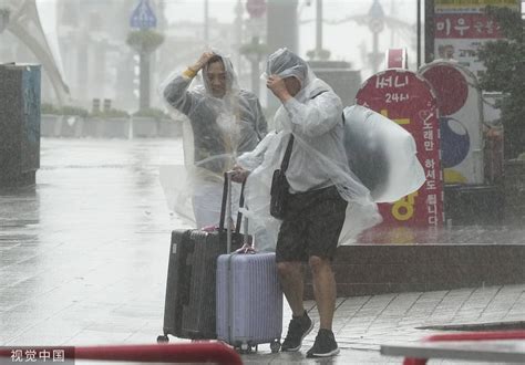 超强台风“卡努”过境日韩 多地遭遇强风暴雨 搜狐大视野 搜狐新闻