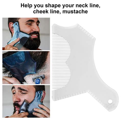 Beard Trim Template Beard Shaping Tool Can Prevent You From Accidental ...