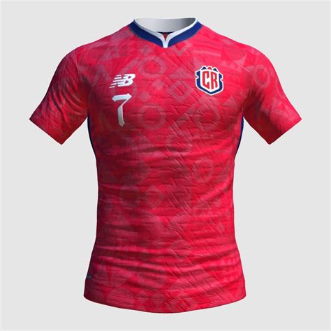 Costa Rica World Cup Home Kit New Balance Fifa Kit Creator