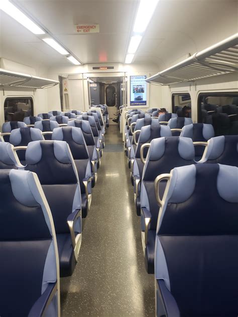 Lirr Train Interior Rail News Metrolink Puts First Of Refurbished