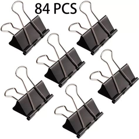 84 Pcs Clipes De Massa Grande Clipes De Papel 41 Mm Largura