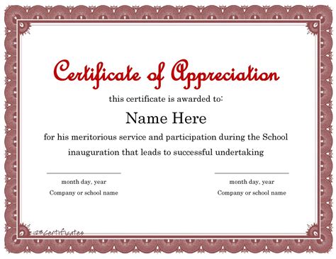 15 Free Certificate Of Recognition Templates Free Word Templates ...