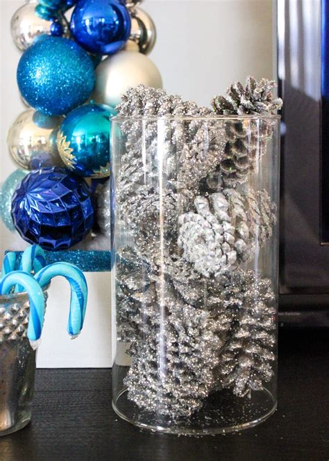 DIY Glittered Pinecones How To Use Them In Your Holiday Home