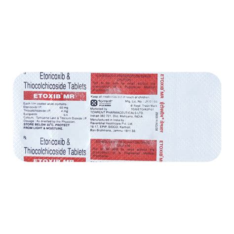 Etoxib Mr Tablet S Price Uses Side Effects Netmeds