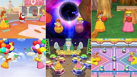 Mario Party GameCube Series All Duel Minigames Daisy VS Peach