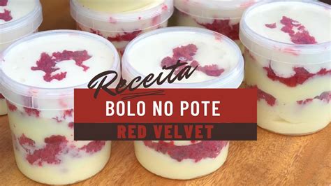 BOLO NO POTE RED VELVET CREME CHEESE COPO DA FELICIDADE