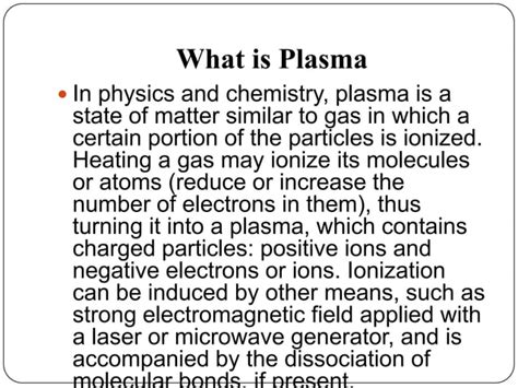 Plasma physics