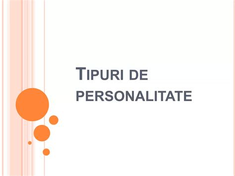 tipuri de personalitate pptx