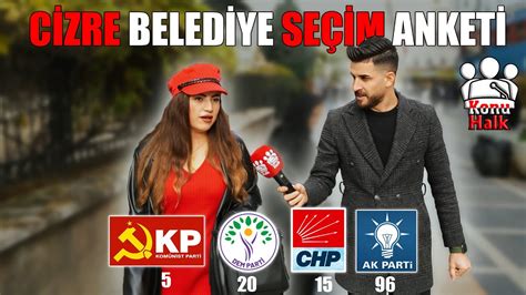 CİZRE BELEDİYE SEÇİMDEN HANGİ PARTİ YE OY VERECEKSİNİZ DİYE SORDUK