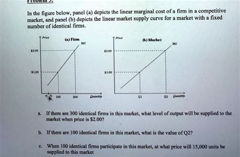 In The Figure Below Panel A Depicts The Linear Marginal Cost Of A Firm