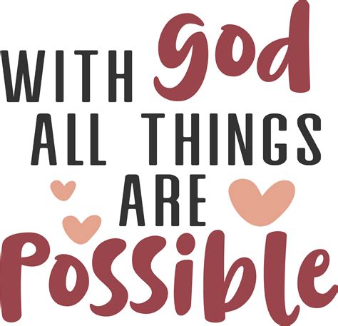 With God All Things Are Possible Svg Cut File Dtf Printco