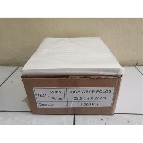 Jual Kertas Nasi Kfc Polos X Cm Paper Wrap Food Grade