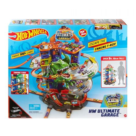 Garažas Hot Wheels Ultimate Garage GJL14 su dinozauru kainos nuo 159 00 Kaina24 lt