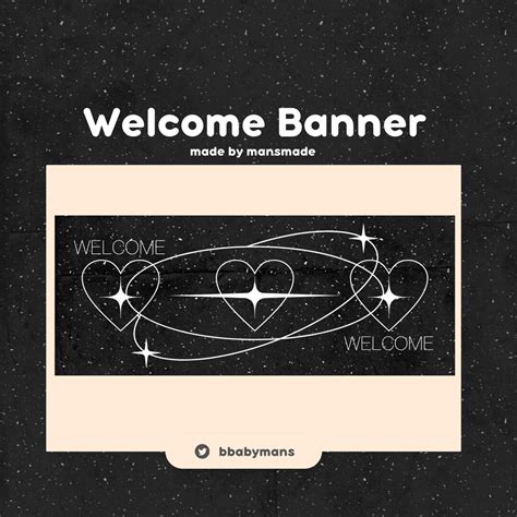 Black Space Fine Line Twitch Banner Black and White - Etsy