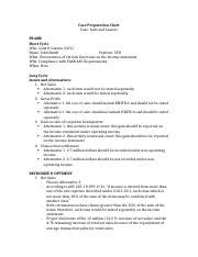 Case Preparation Chart Docx Case Preparation Chart Case Lads And