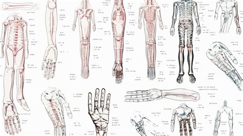 detailed  body parts label illustration eps vector premium ai