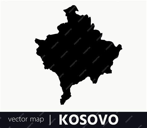 Premium Vector | High Detailed Vector Map Kosovo