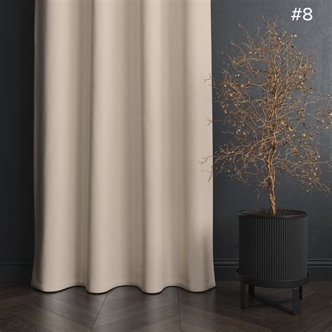 NAVI KOREAN SOFT BLOCKOUT CURTAIN NUDE SHADES SOLD PER PIECE