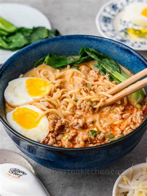 Easy Tantanmen Recipe Instant Ramen Hack Riverten Kitchen