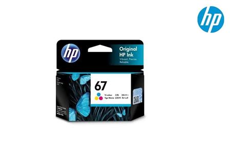 Hp 67 Tri Color Original Ink Cartridge Tonerprintthai