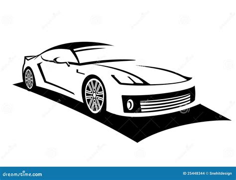 Car Line Art Stock Images - Image: 25448344