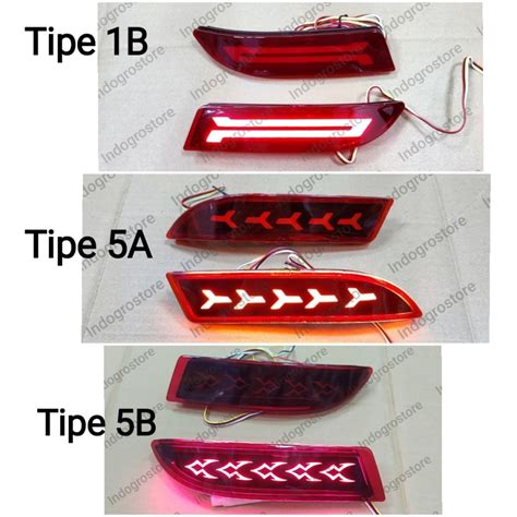 Jual Lampu Reflektor Bumper Belakang Led Mobil All New Avanza Xenia