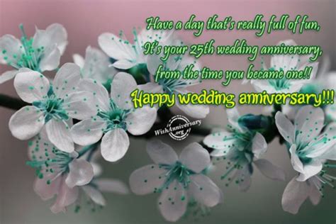 It’s Your Twenty Fifth Wedding Anniversary - Wishes, Greetings, Pictures – Wish Guy