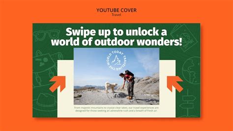 Free Psd Travel Youtube Cover Template