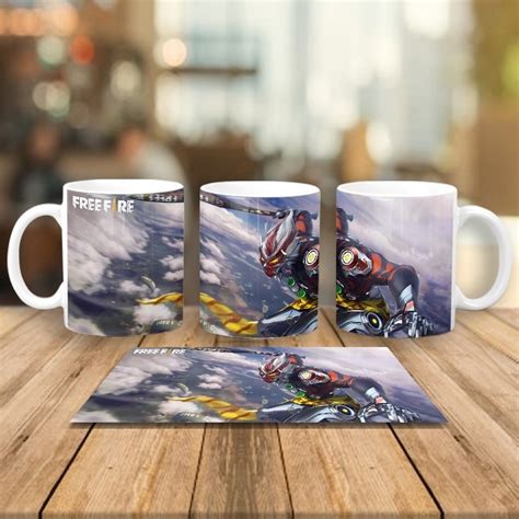 Taza De Free Fire Personalizada Por Sublimaci N Sublistamp Tazas Blanca