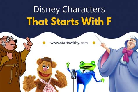 62 Disney Characters That Starts With F