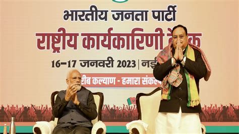 Gear Up To Win All 9 State Elections In 2023 Jp Nadda To Workers At