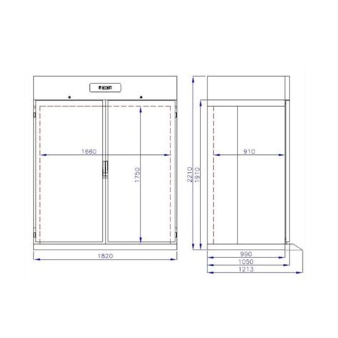 ROLL IN KÜHLSCHRANK RFS MONO BLOCK 1400 LTR