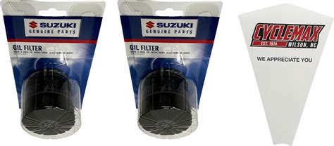 Amazon Cyclemax Two Pack For Suzuki Oil Filter J