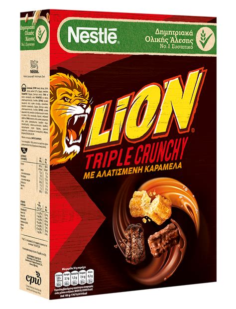 Δημητριακά Πρωινού LION Triple Crunchy Δημητριακά Nestlé