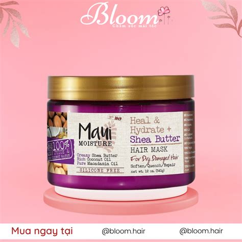 Mặt Nạ Tóc Maui Moisture Heal And Hydrate Shea Butter Hair Mask Dành