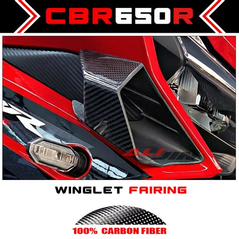 100 Real Dry Carbon Fiber Fairing Fit Honda Cbr650r 2019 2023