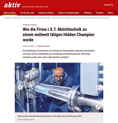 Molchtechnik Reportage I S T Molchtechnik GmbH