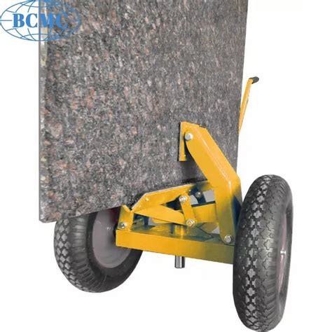 Bcmc 3 Wheel Self Locking Granite Marble Slab Moving Dolly China