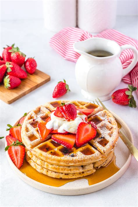 Strawberry Belgian Waffles