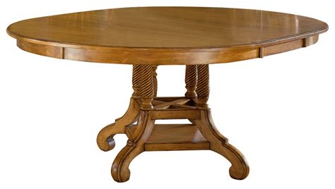 Wilshire Round Oval Dining Table Without Chairs Traditional Dining