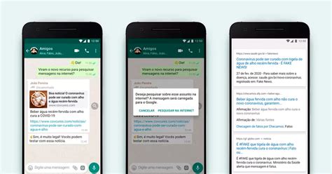 Whatsapp Lança Recurso Para Checar Veracidade De Mensagens Encaminhadas