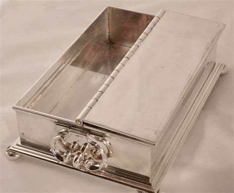 Silver Plated Treasury Desk Stand In Antique Desks