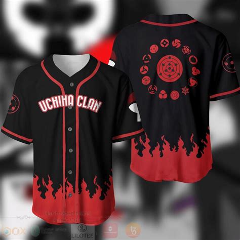 HOT Anime Naruto Uchiha Clan Baseball Jersey Shirt Express Your