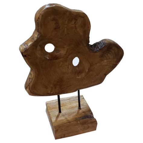 OCHOA Figura Abstracta Madera 19x16x5 01 52 4003